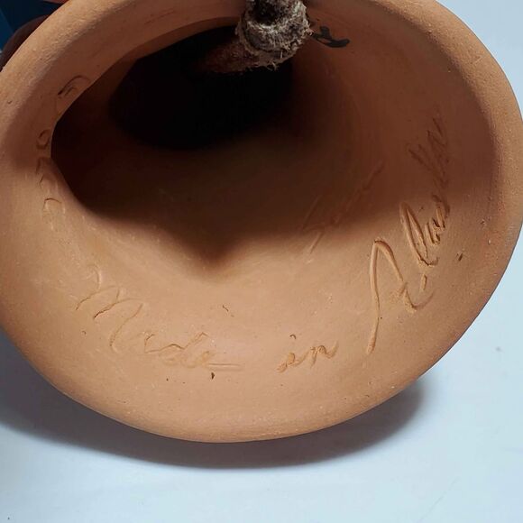 Cabin Crafts Pottery Alaska Bell Wind Chime - Picture 5 of 9